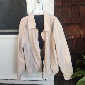 vintage beige dad jacket